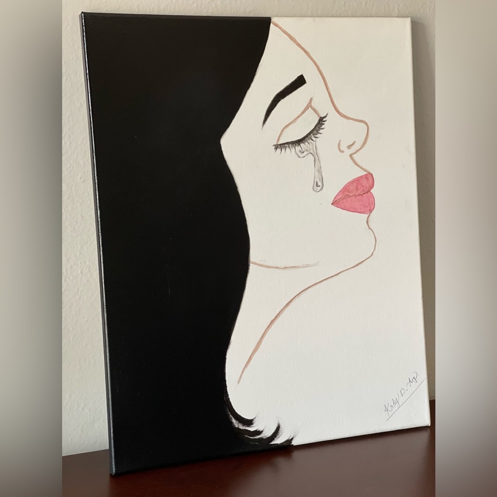 Canvas acrylic paint